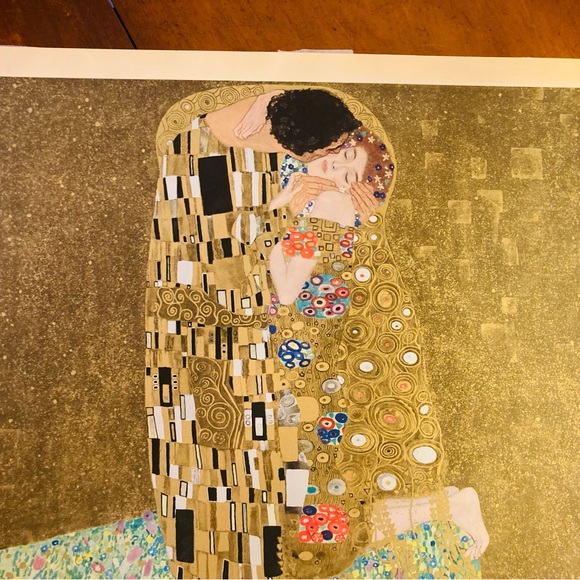 Print of the famous painting “The Kiss”by Austrian artist Gustav Klimt - Picture 7 of 11